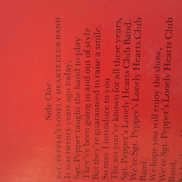 Beatles vinyl record..SGT peppers lonely hearts club band..original 1967 - Picture 13 of 16